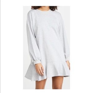 Never Fully Dressed Grey Sweat Mini Dress NWT